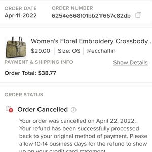 Purse/Seller hid damage!/Buyer beware!